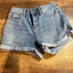 No Boundaries Light Blue Jean Shorts